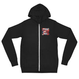 Tear it up Unisex zip hoodie