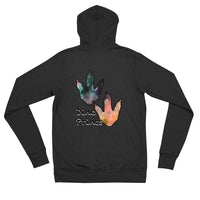 Dino Prints Unisex zip hoodie
